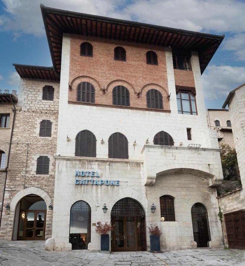 Hotel Gattapone Gubbio Exterior foto